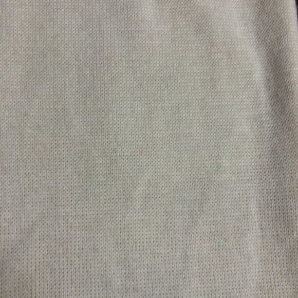 Vintage Rodier Off White Cream Wool Sweater Dress Criss Cross Back - Picture 9 of 12